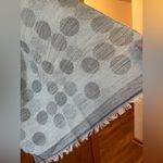 Talbots Polka Dot Scarf Metallic Accents Acrylic Wool Blend Made In Italy Photo 12