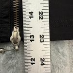 Kenar Skirt Womens 8 Black Goth Flare Retro A-Line Zip Front Pockets Parachute Photo 5