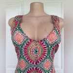 HD in Paris  Pink and Green Patterned Mini Dress Photo 4