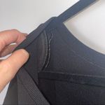 Misook Exclusively  Black Acrylic Knit Short Sleeve Scoop Neck Dress Size Medium Photo 3