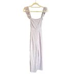 Anthropologie Elevenses Nantucket Linen Jumpsuit Lavender Lilac Sz 4 Photo 2