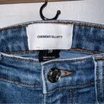 Current/Elliott Current Elliot Original Stiletto Two Toned Hacked Hem Jeans 28 Photo 2