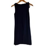 J.Crew Knee Length Navy Dress Size XS Scoop Neck Office Career Wear Photo 3