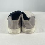 Vince Gator Embossed Leather Slip On Sneakers in White Grey Size 9 Photo 4