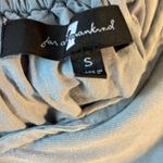 7 For All Mankind  Sz S Denim Chambray Tie-Back Babydoll Mini Puff Sleeve Dress Photo 2