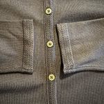 Henri Bendel NWT New York Silk Blend Basic Cardigan Black M Deadstock Photo 9