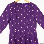 Unique Vintage Gwynnie Bee Purple Ice Cream Cone Fit And Flare Dress, 0XL Photo 5
