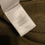 We Wore What Cropped Sweater shoulder pads olive green small oversized like new Photo 5