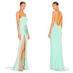 Katie May  Great Ruched Gown in Supercharged Mint Medium NWT Photo 1