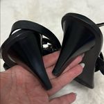 Tory Burch  Holly 2 Slingback Heeled Sandals Black Silver Photo 7