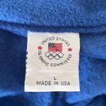 USA Olympics Women's Vest Fleece Full Zip‎ Sleeveless Jacket Blue Patriotic L Size L Photo 6