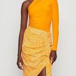 Bailey44 NWT Bailey 44 ruched orange midi skirt Photo 0