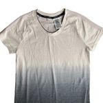 Adidas  Running‎ Womens Size S Ombre Athletic Tee Shirt Gray Purple Photo 1