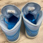 Air Jordan Nike 1 Mid Blue Sneakers Photo 6