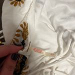 Free People size xs Embroidered White Boho romper Photo 4
