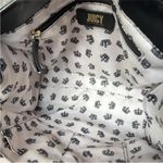 Juicy Couture Edgy Black Handbag Shoulder Bag Crossbody with Gold Chain Details Photo 14