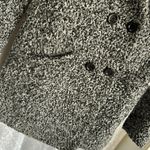 AMBIANCE TEXTURE PEA COAT SZ: M Black Size M Photo 4