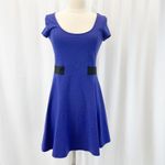 American Eagle  Skater Dress Womens‎ Size Small Colorblock Stretch Retro Mini Photo 6