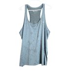 Under Armour  Racerback Tank Top Womens 2X Grey Textured Loose Fit Heatgear Gym Photo 1