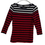 The Limited The‎  Red and Blue Fitted T-shirt Photo 0