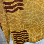 Erica Brooke  tribal button up cover up tunic rayon size 32 plus womens READ Photo 7