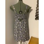 American Eagle  Sundress Daisy Floral Pattern Blue Medium NWT Photo 3