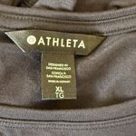Athleta All Around Ruched Top Size XL Black Long Sleeve Lightweight Athletic Gym Photo 5