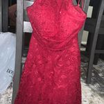 Dillard's Red Form  Dress Photo 1