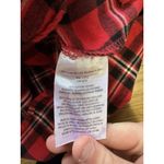 NFL Team Apparel Kansas City Chiefs Flannel Shirt Womens Red Size Small Football Photo 9