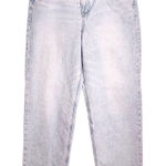 American Eagle Strigid Highest Crossover Waist Baggy Straight Jean Light Pink 10 Photo 0