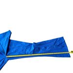 Free People Women’s L Real Deal Slit Flare Pant Blue High Waist Trendy New Photo 8