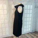 Inc international concept black sleeveless cowl neck sheath dress size 8 Photo 5