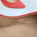 Essex Lane  Vera shoes 9.5 high heels pointed toe D'Orsay suede leather coral Photo 9