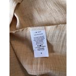 Hummingbird embroidered balloon Bell sleeves boho top Sz SMALL off Yellow #163 Photo 2