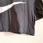 Nike Dark Gray Crew neck Short Sleeves Crop Top US Medium Photo 1