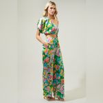 Sugar Lips  Vibrant Floral One-Shoulder Jumpsuit one shoulder‎ lanai medium Photo 1