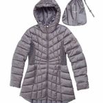 Bernardo Quilted Gray Jacket Size Medium Photo 4