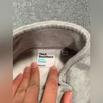 TNA sweatfleece cozy fleece small cropped sweatshirt gray Photo 3