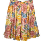 VTG Womens Full Floral Skirt L Multicolor Cottagecore Prairie Country Cowgirl Pink Size L Photo 0