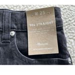 Madewell Curvy '90s Straight Leg Jeans Full Length Belmer Black Womens Size 25 Photo 6