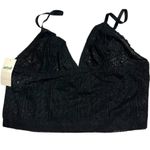 Aerie NWT ‎ American Eagle Women’s Black Unlined Longline Lace Bralette Size XS Photo 0