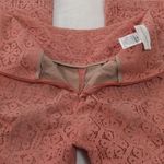 Anthropologie Corey Lynn Calter Salmon Pink Floral Eyelet Lace Youghal Crops Photo 7