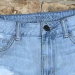 American Eagle  Light Washed Ripped Jean Shorts  2 Photo 6