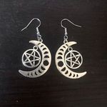 Boutique Cutout Moon Cycle Earrings Photo 0