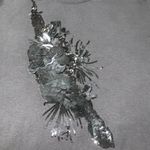 Simply Vera Vera Wang Women Black sequined Sweatshirt L Photo 9