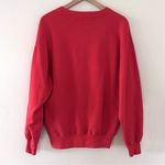 Russell Athletic Vtg USA made 90's Alpha Phi Sorority  Sweatshirt L Red Plaid Photo 9