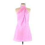 Show Me Your Mumu Jasmine Mini Dress in Pink Luxe Satin XS Photo 3