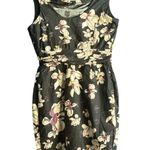 Hinge  Floral Sleeveless Dress - Black and Cream Size S Photo 0