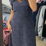Tommy Hilfiger Polka Dot Midi Dress Photo 0