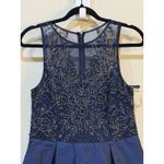 Adrianna Papell Women's Bead Combo Taffeta Long Dress Size 8 Photo 4